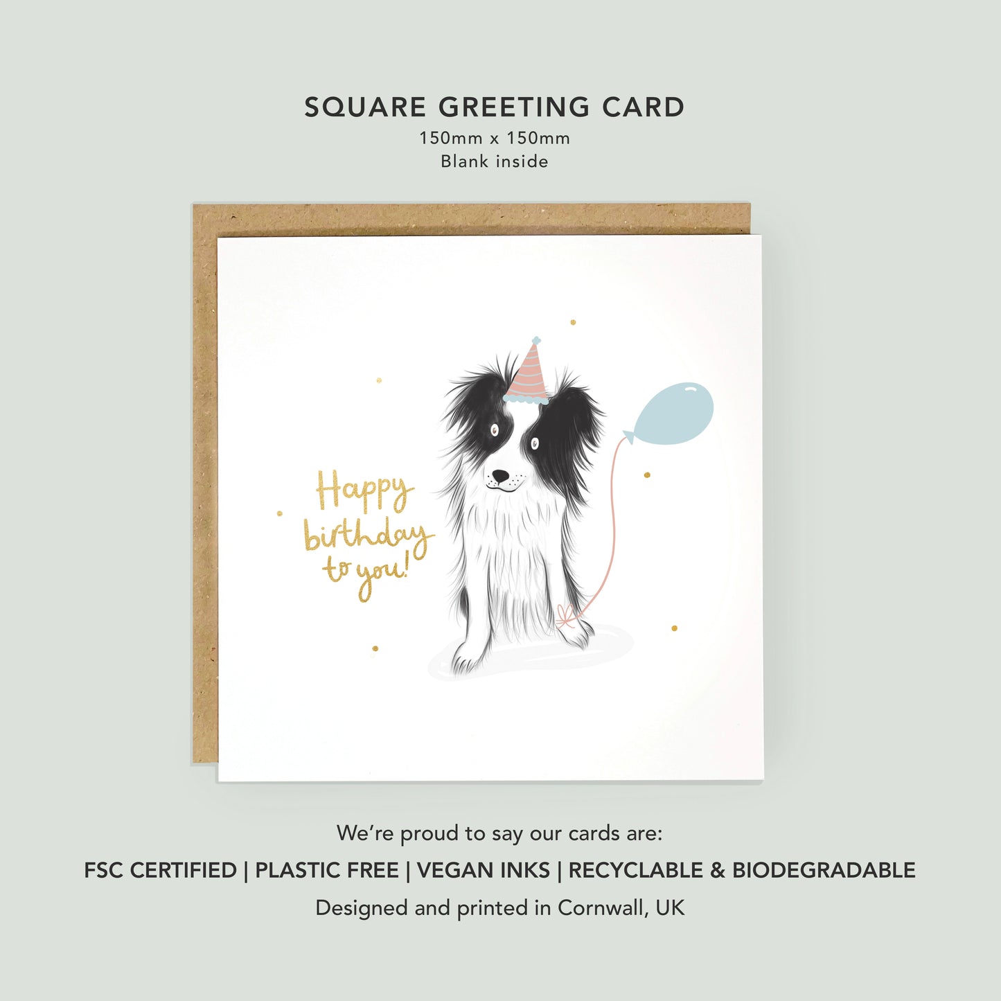 Dog Birthday Card - SECONDS