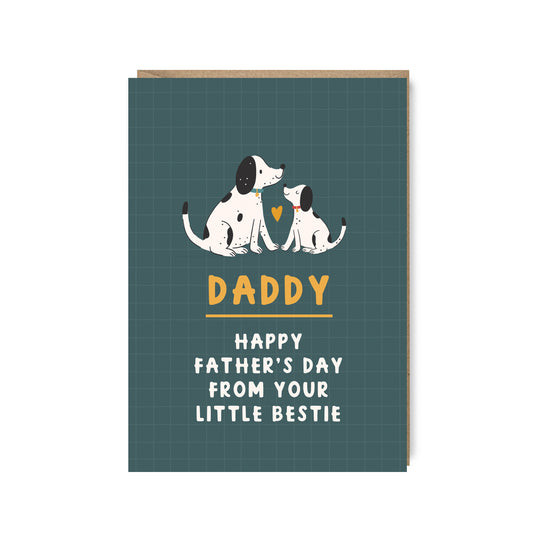Little Bestie Father's Day Card
