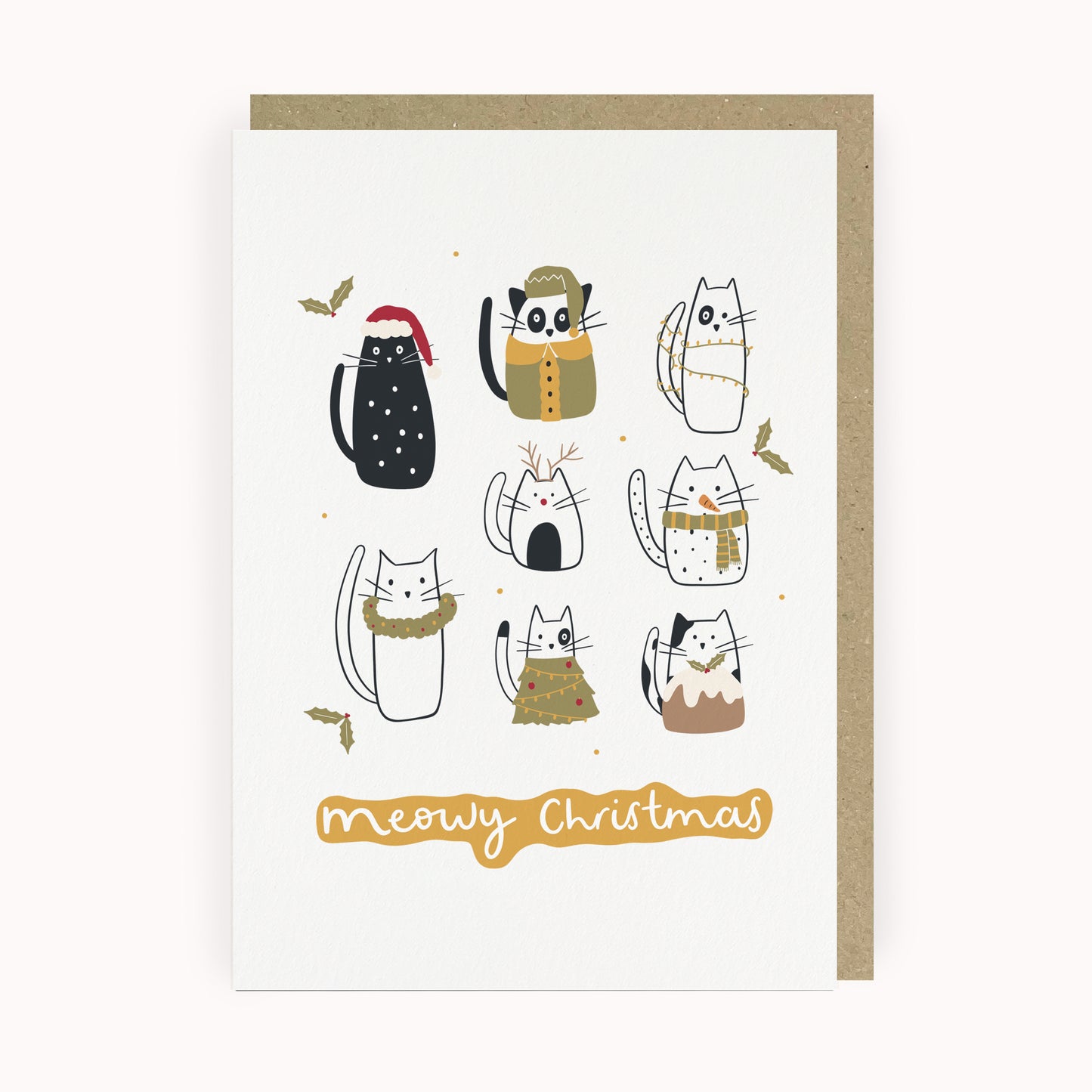 Meowy Christmas Card