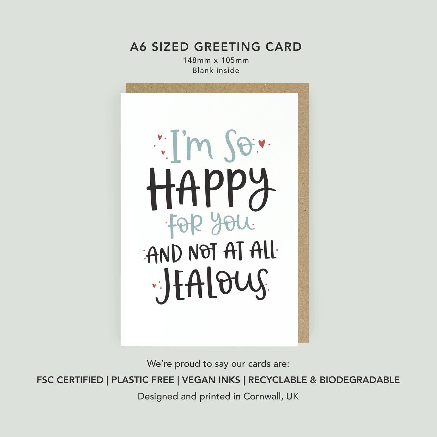 I'm So Happy for You Congratulations Card