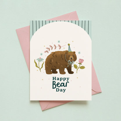 Happy Bear-Day Birthday Card