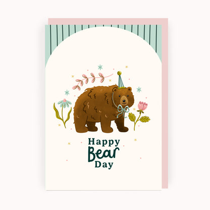 Happy Bear-Day Birthday Card