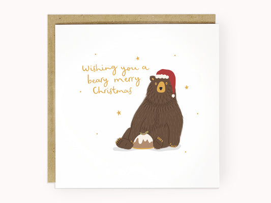 A Beary Merry Christmas Card