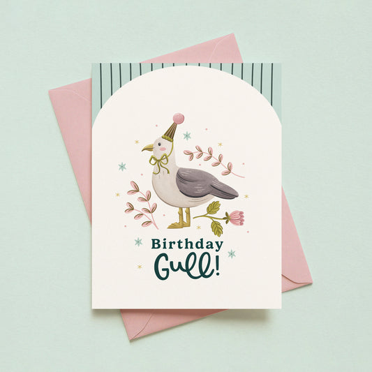 Birthday Gull Birthday Card