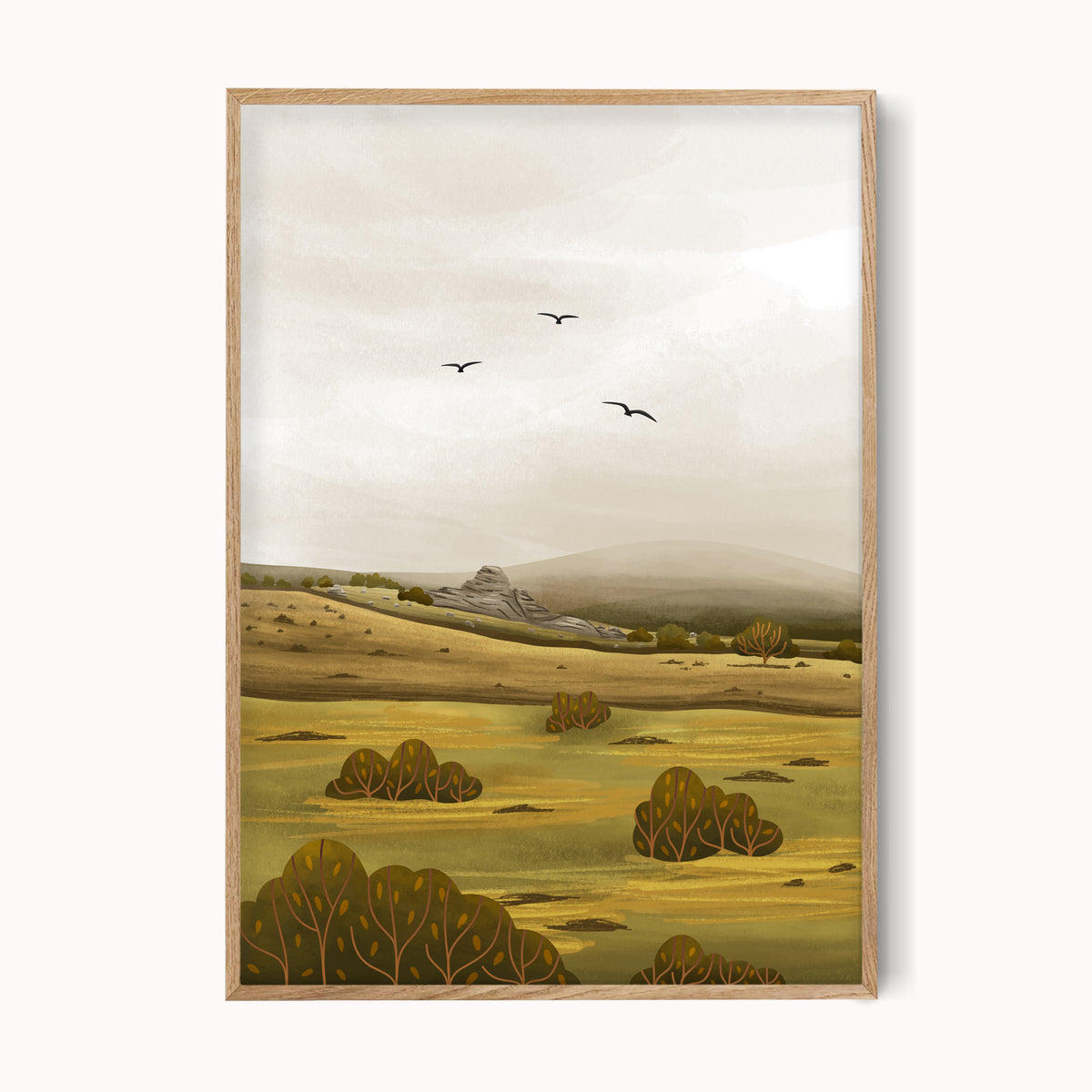 Dartmoor Illustrated Print