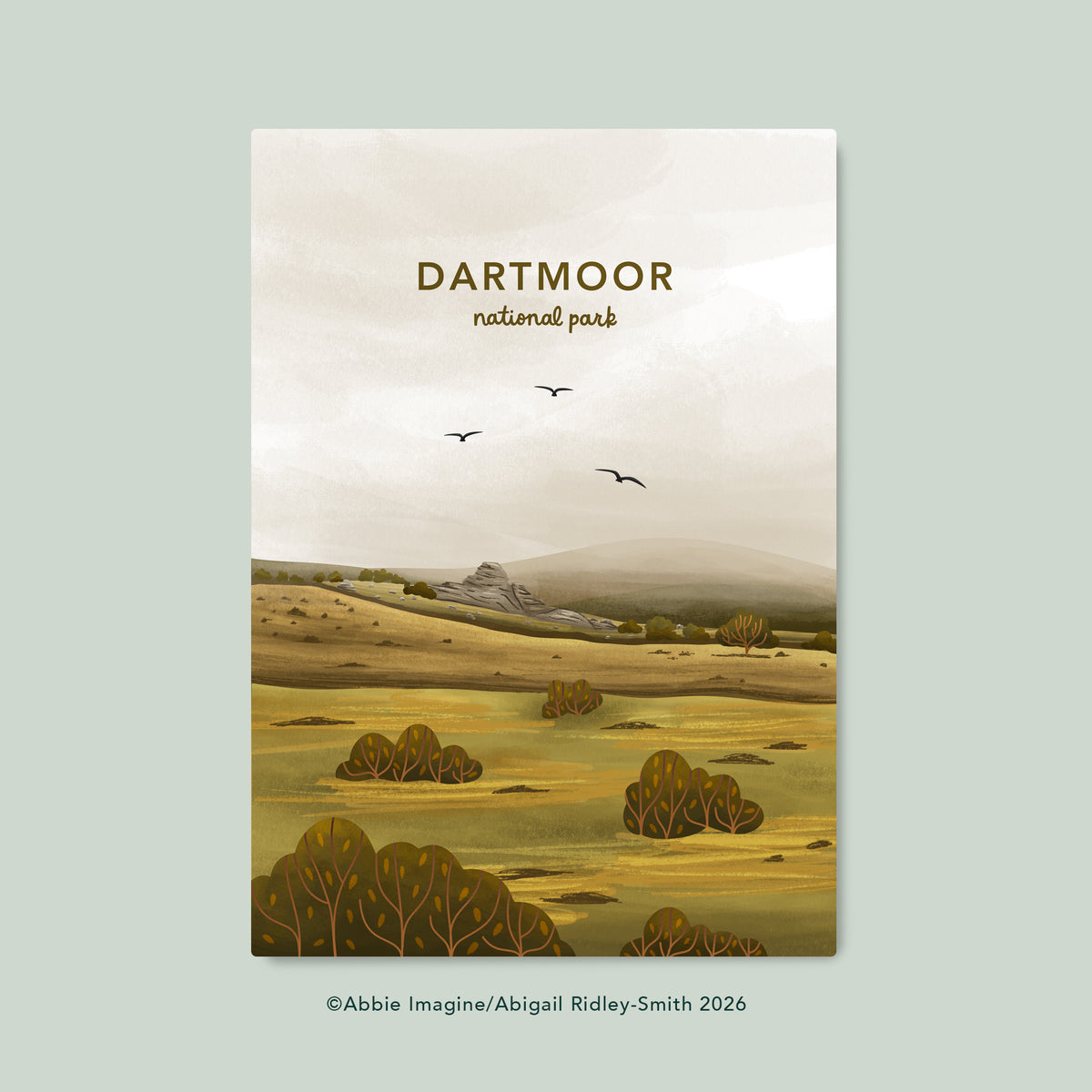 Dartmoor Illustrated Print