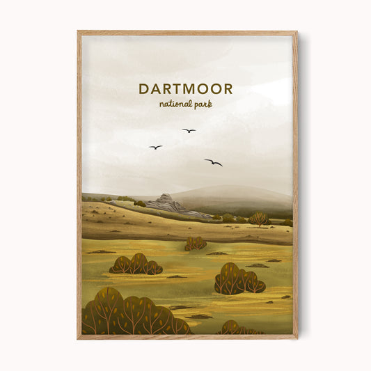 Dartmoor Illustrated Print