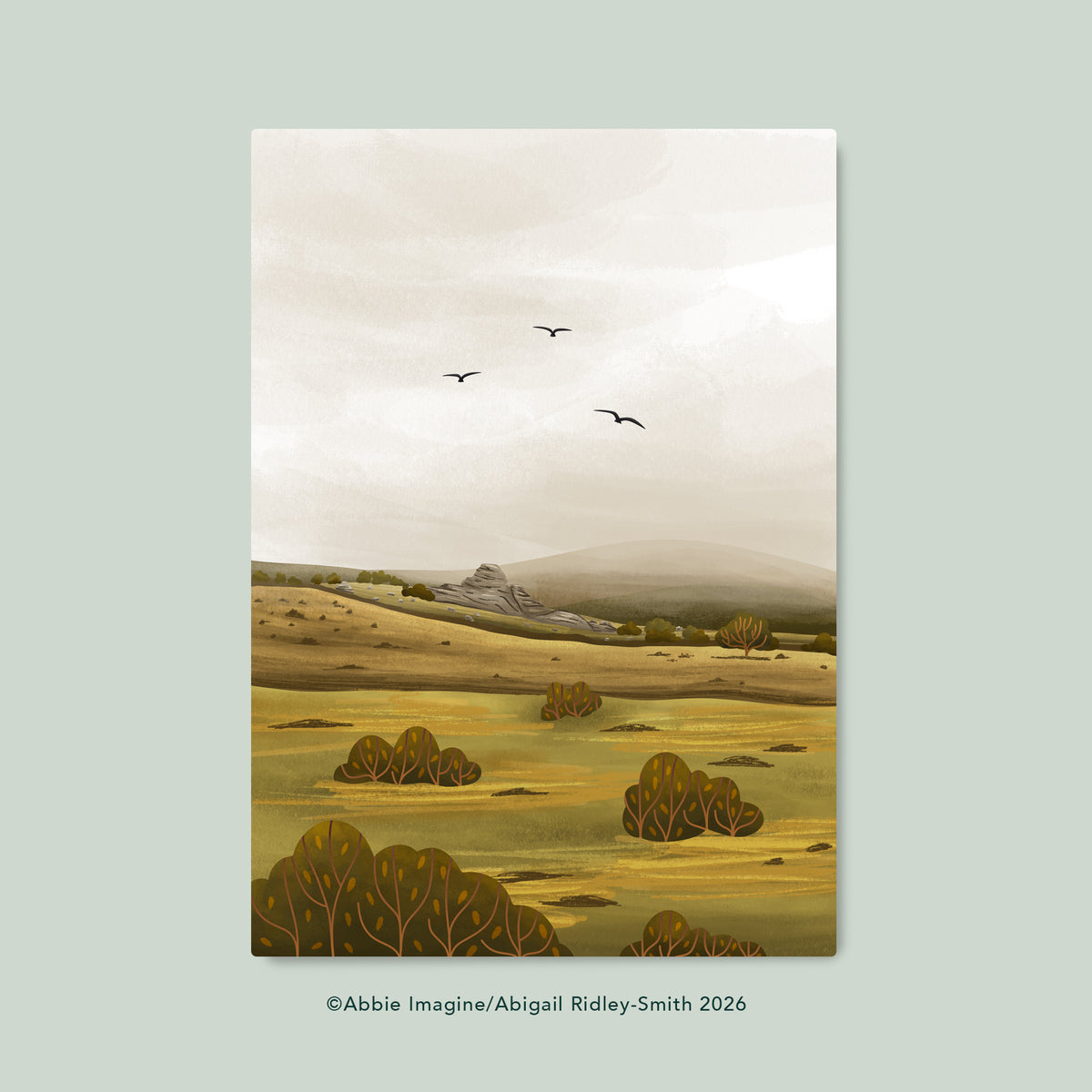 Dartmoor Illustrated Print