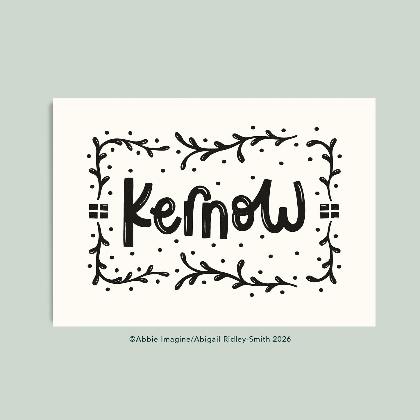 Kernow Art Print
