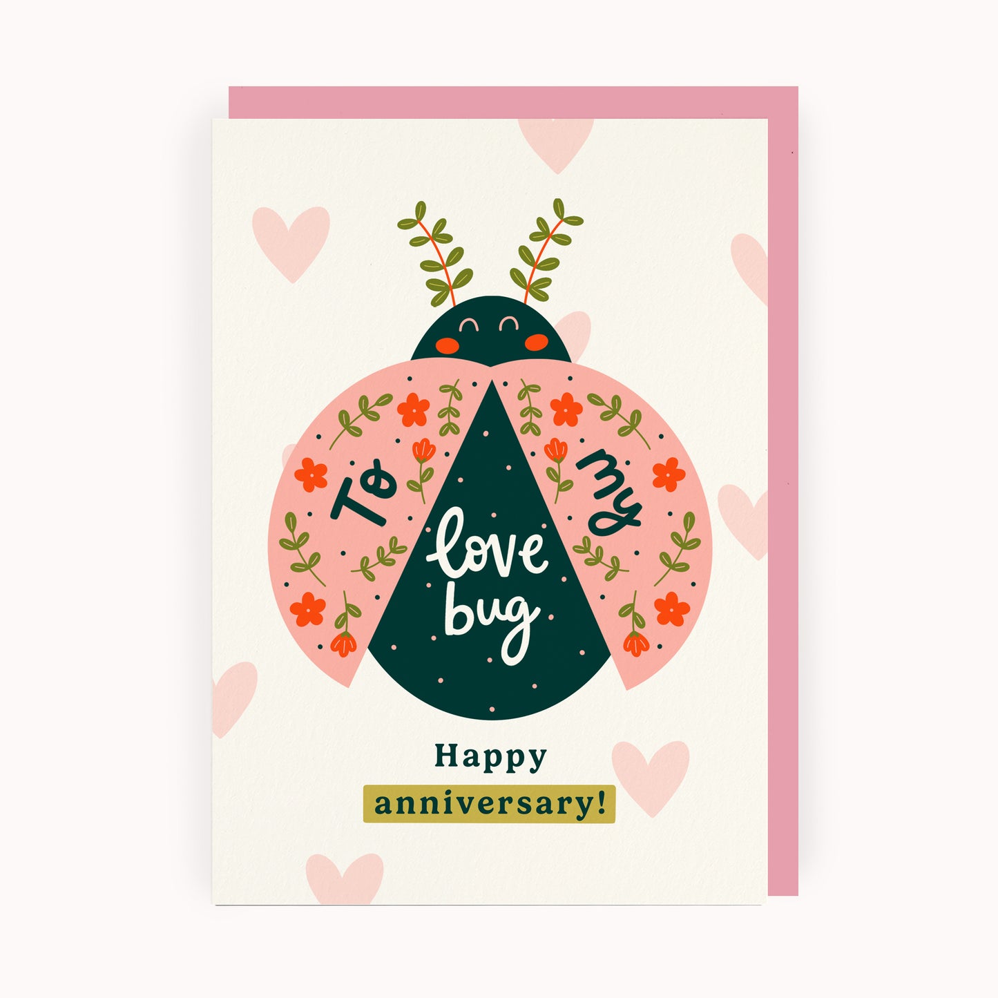 Love Bug Anniversary Card