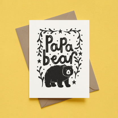 Papa Bear Father's Day Card