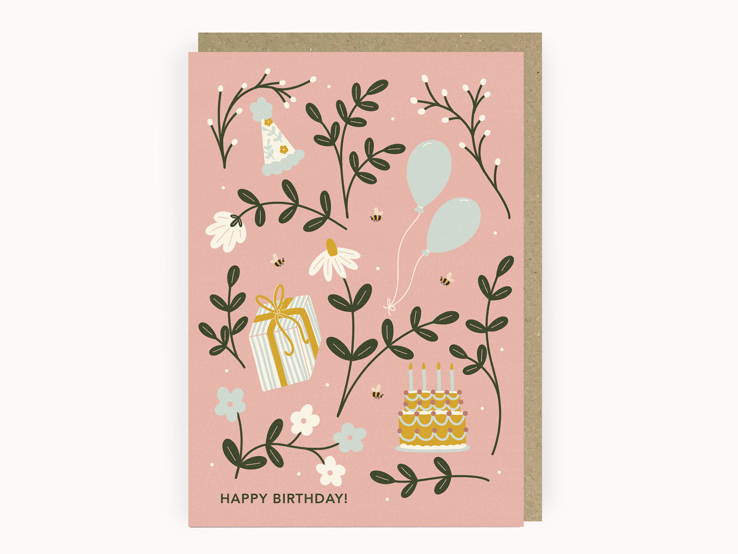 Pretty in Pink Birthday Card