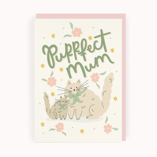 Purrfect Mum Cat Card