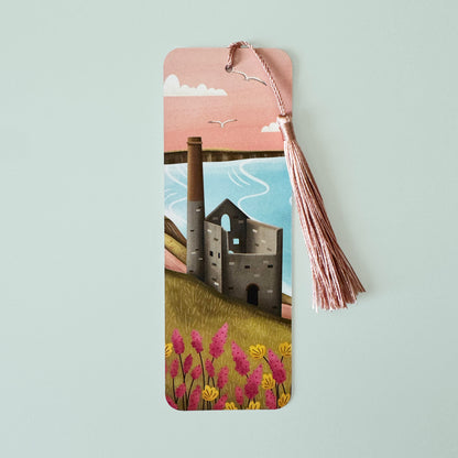 Cornwall Illustration Bookmark - Wheal Coates