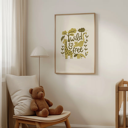 Wild and Free Print