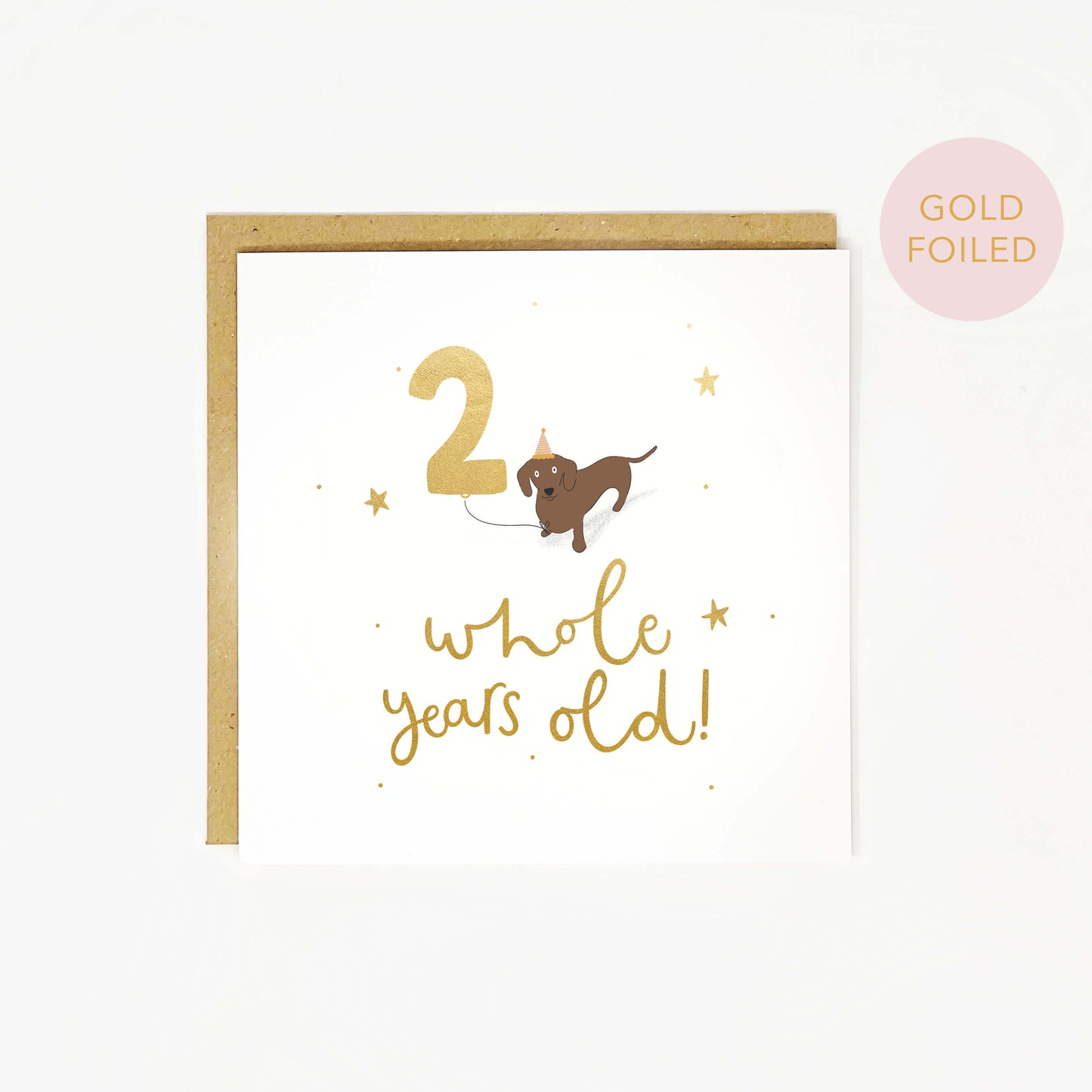 2nd birthday card with dachshund seconds sale by Abbie Imagine