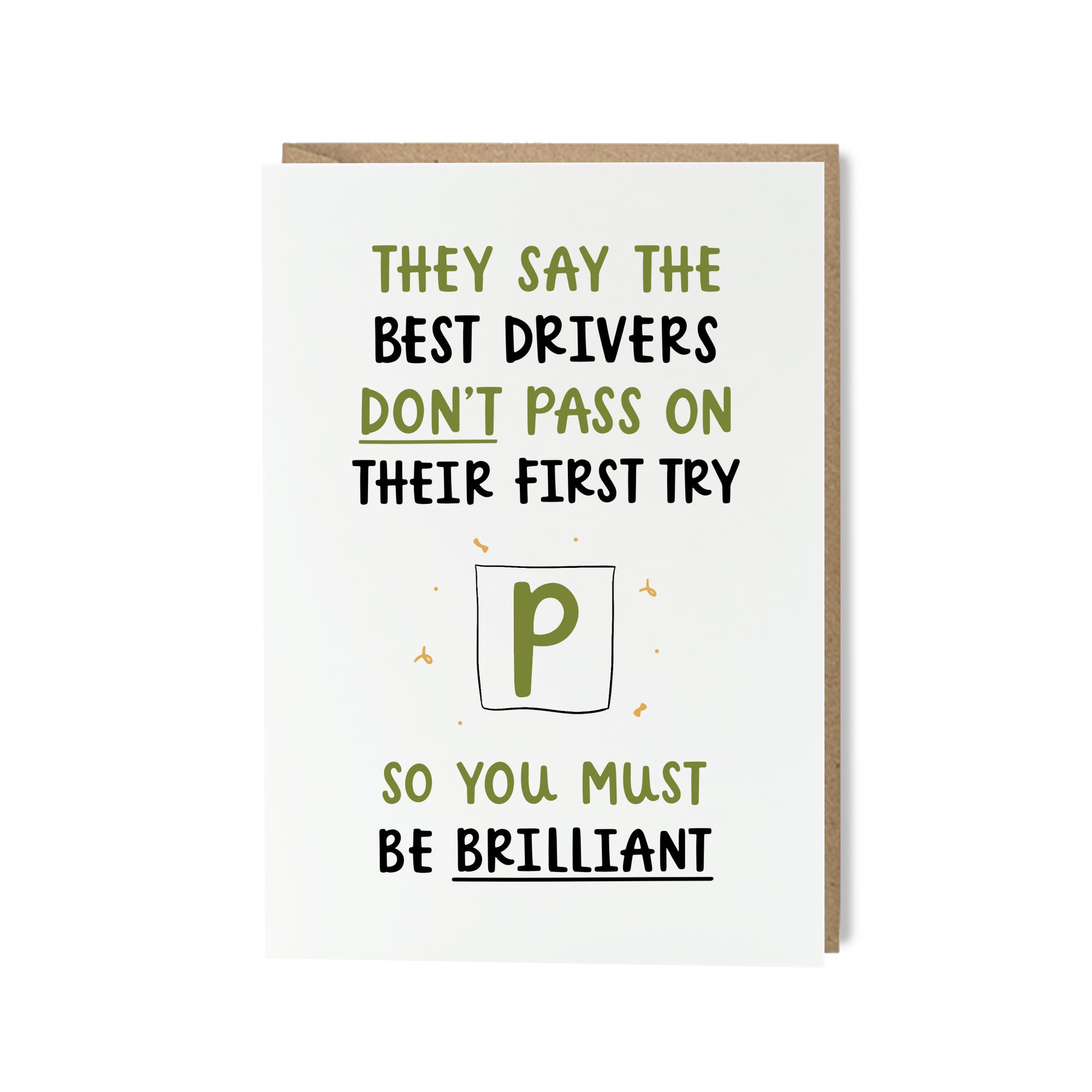 Best Drivers Funny Congratulations Card by Abbie Imagine