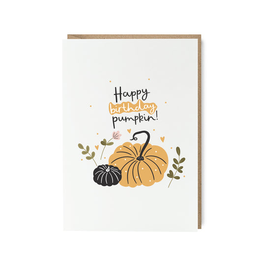 Happy birthday pumpkin card by abbie imagine