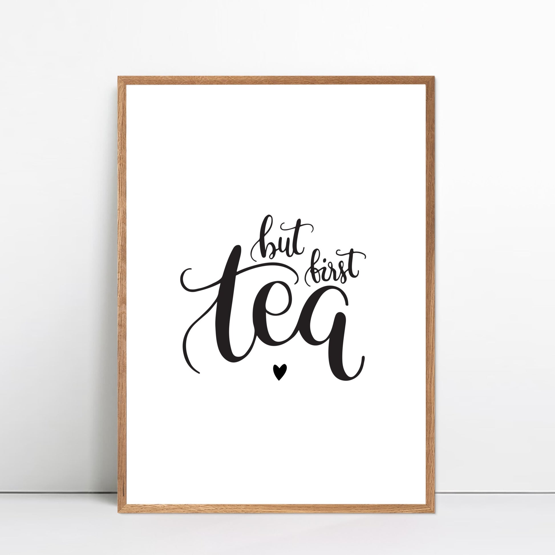 But first tea print for kitchen by Abbie Imagine