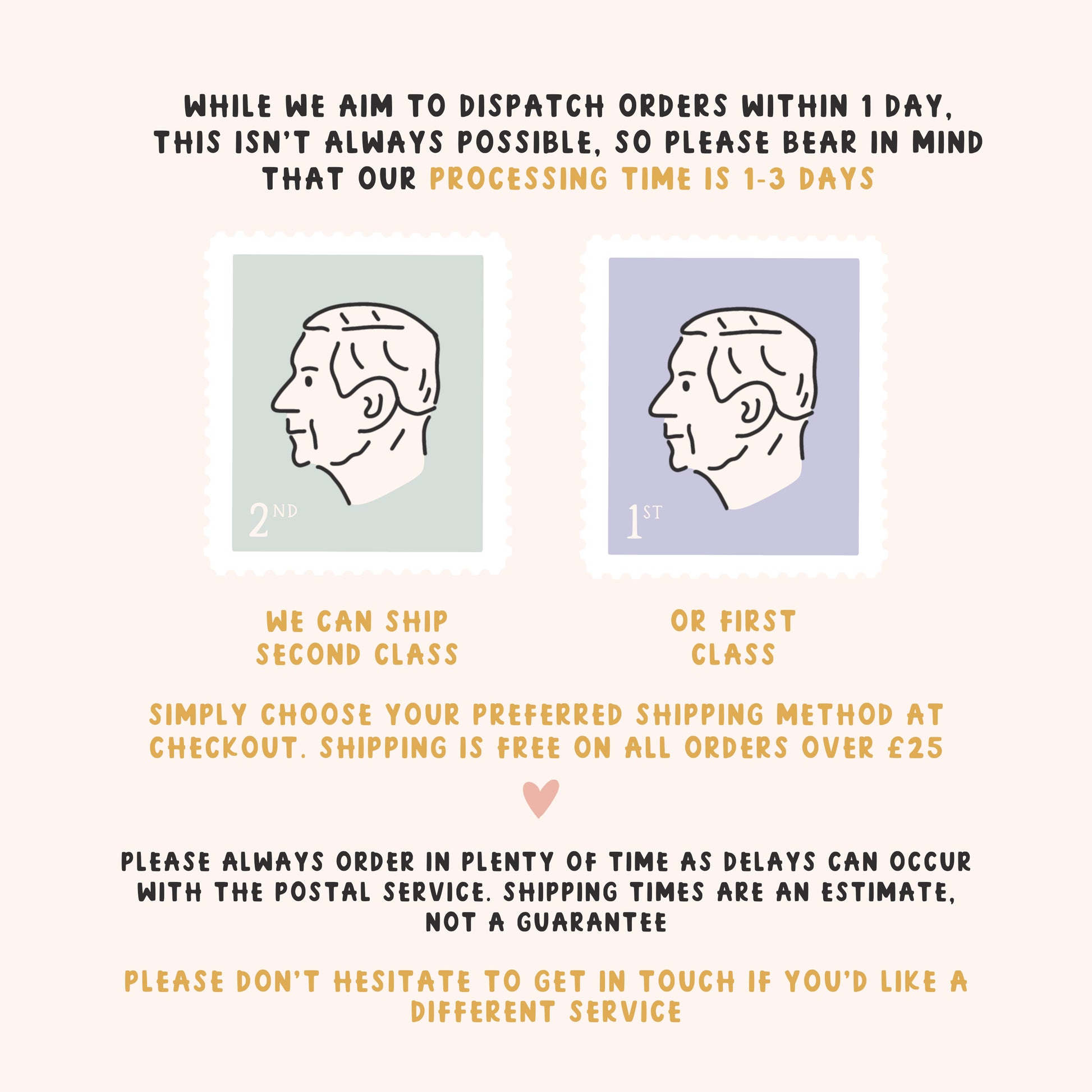 shipping guide by abbie imagine