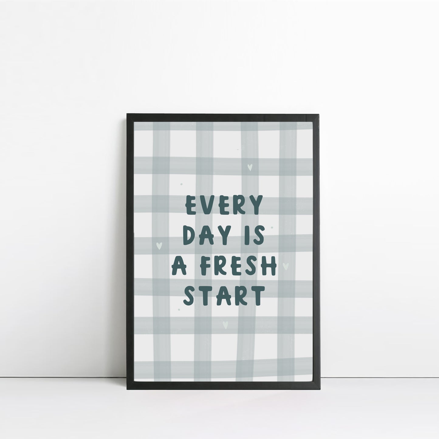 Every day is a fresh start mental health print by Abbie Imagine