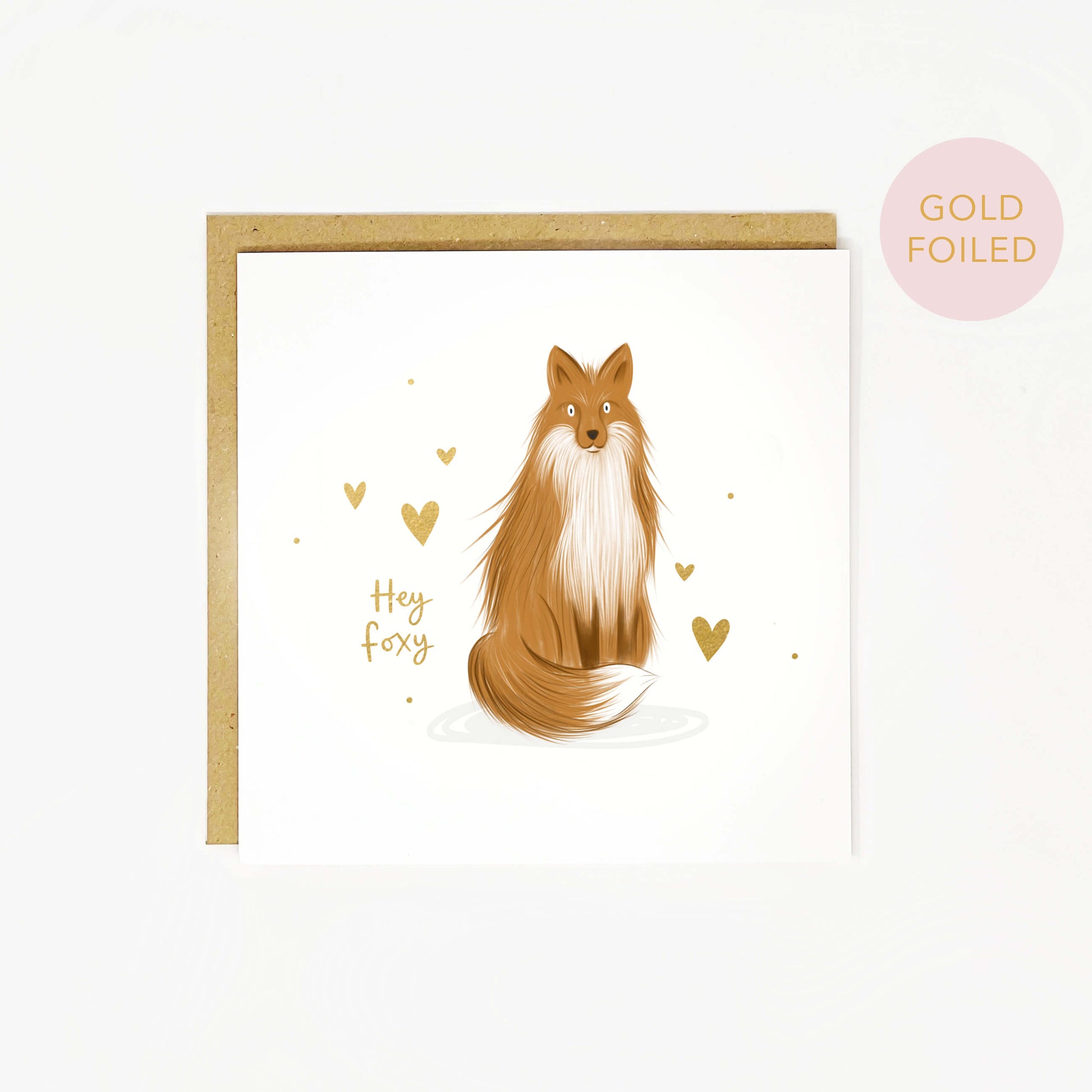 Hey Foxy anniversary card seconds sale by Abbie Imagine