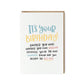 It's your birthday! Positive birthday card by Abbie Imagine