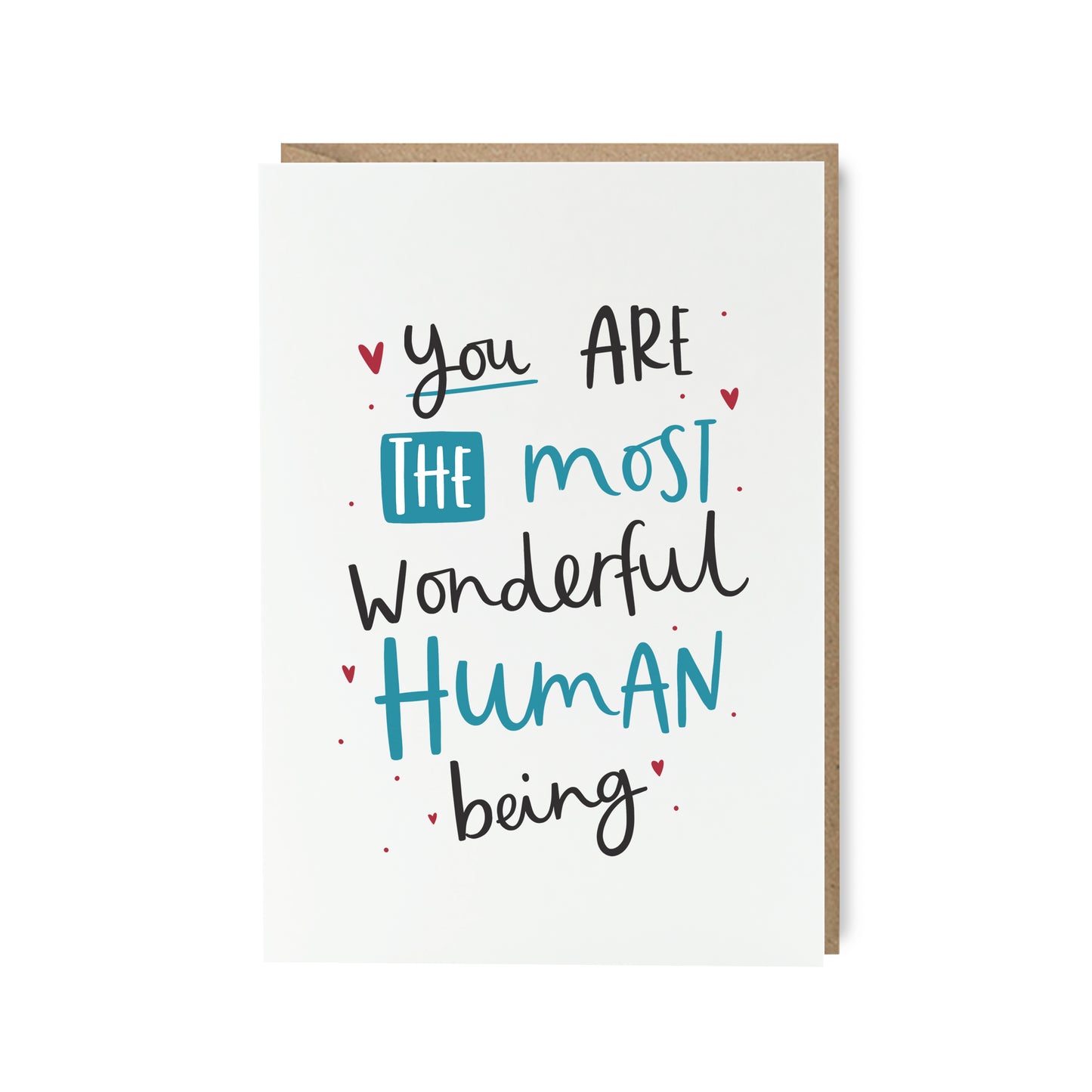 most wonderful human love card by abbie imagine