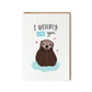 Otterly love you anniversary card by abbie imagine