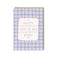 Wonderful bestie valentine's day card with lilac gingham pattern by abbie imagine